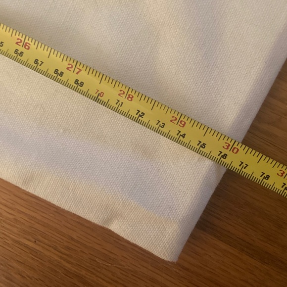 Holiday Christmas Bulb Dinosaur Canvas Cinch Sack Great Condition 20” W x 30” L - Picture 5 of 10